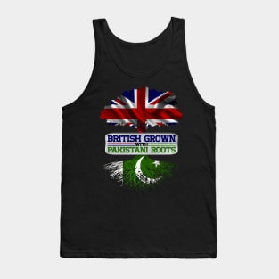 British Grown With Pakistani Roots Cool Gift For Proud British Pakistani Men Women Kids Tank Top